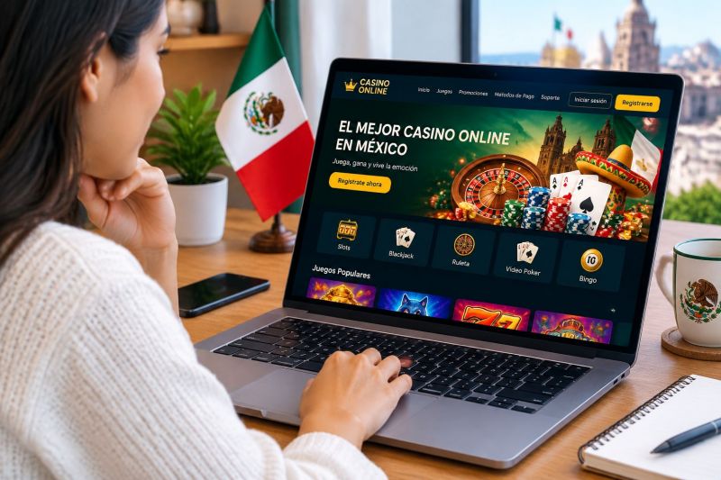 persona en la entrada del casino
